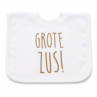 Baby Slabbetje met tekst 